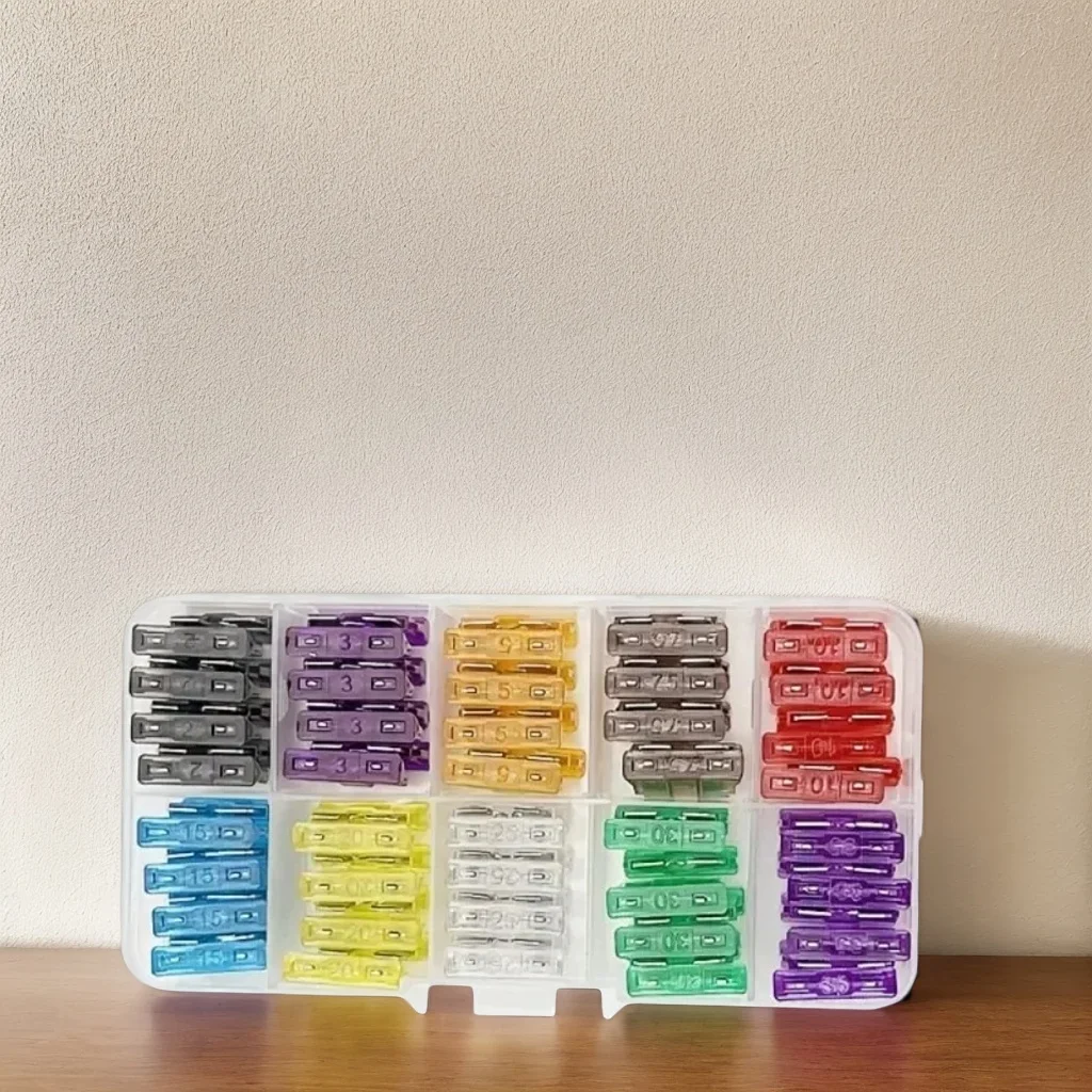 

140-Piece Automotive Fuse Kit - Universal Fit 2A-40A with Clip for Cars & Trucks