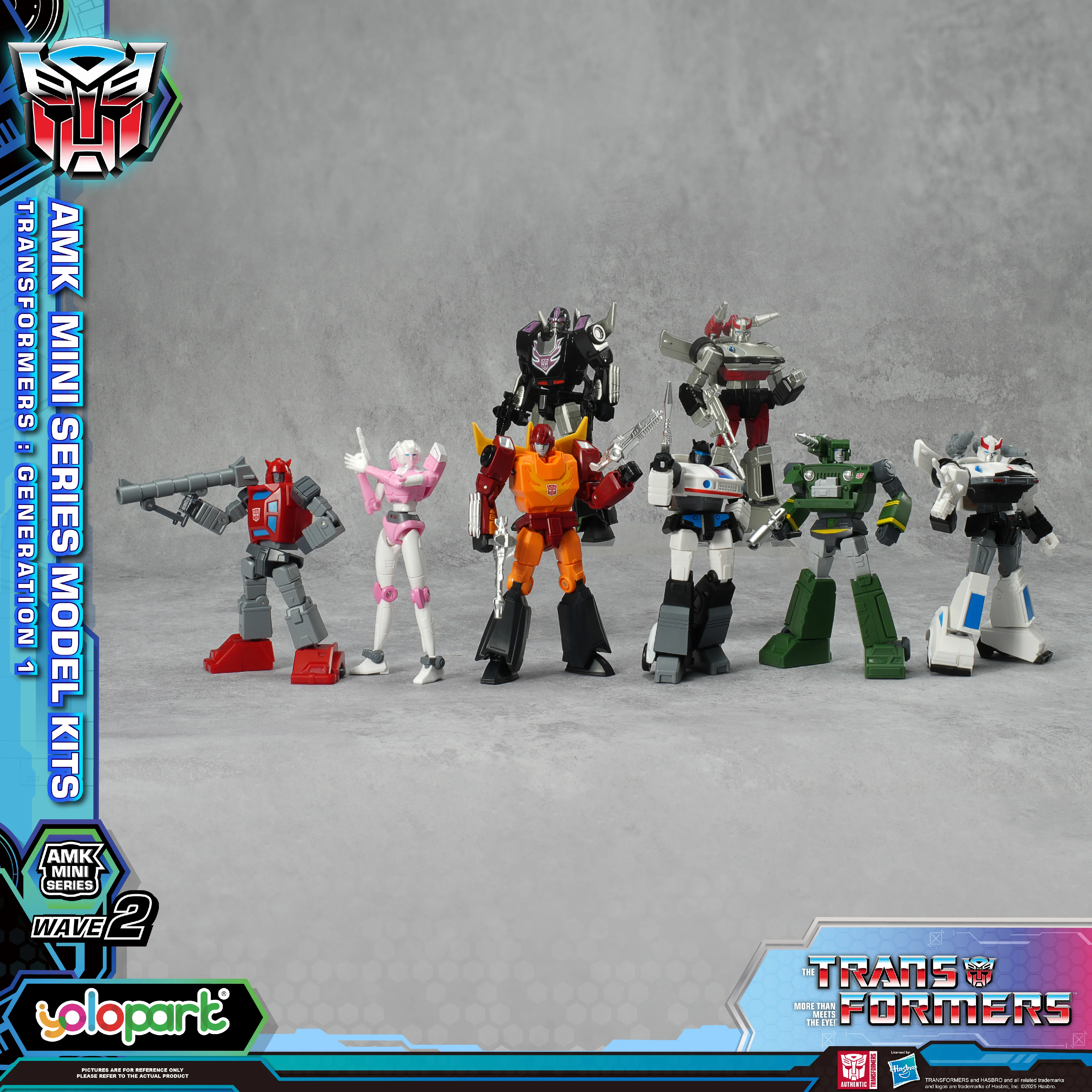 YOLOPARK TRANSFORMERS GENERATION ONE: AMK MINI Series Model Hound Jazz Prowl Cliffjumper Rodimus Prime Arcee Gift Toy view 6