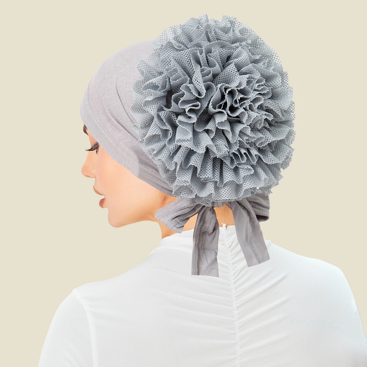 2026 nueva moda musulmana Hijab bufanda suave turbante elástico capó Tie Back Volumizer Underscarf diadema envoltura india Headwrap
