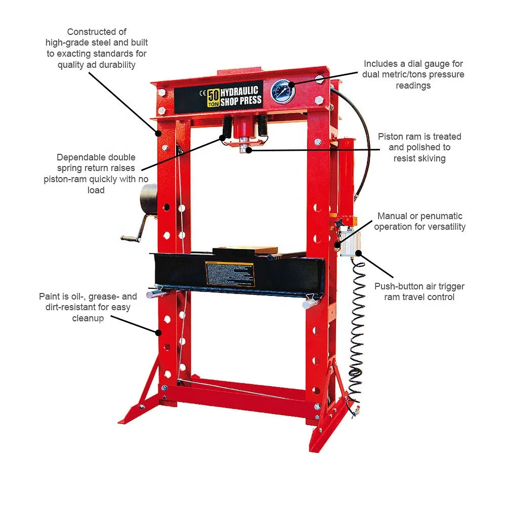 50Ton Hydraulic Shop Press