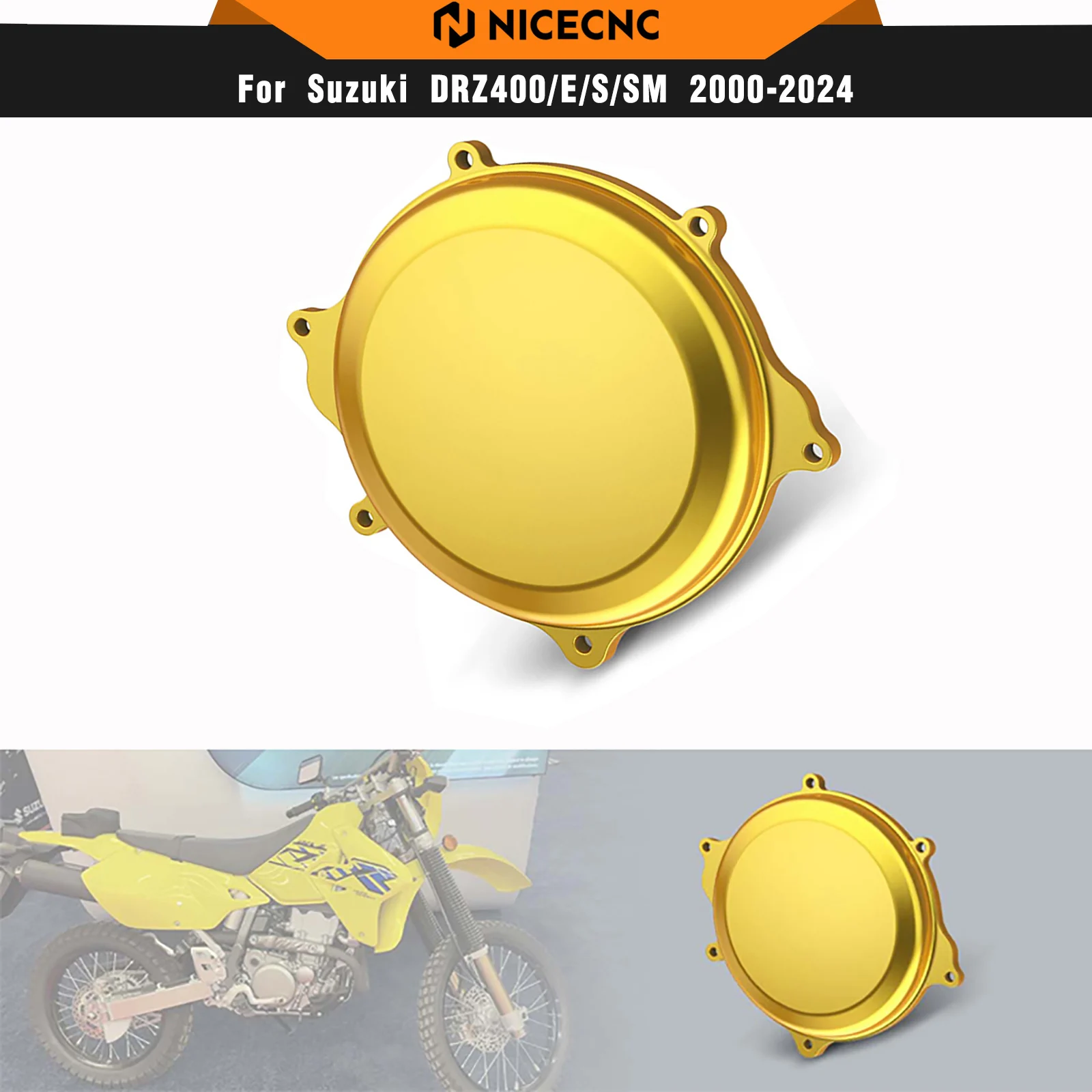 

Крышка сцепления двигателя NICECNC для Suzuki DRZ400 S E SM DRZ400S DRZ400E DRZ400SM DRZ 400S 400E 400SM 2000-2024 2023 2022