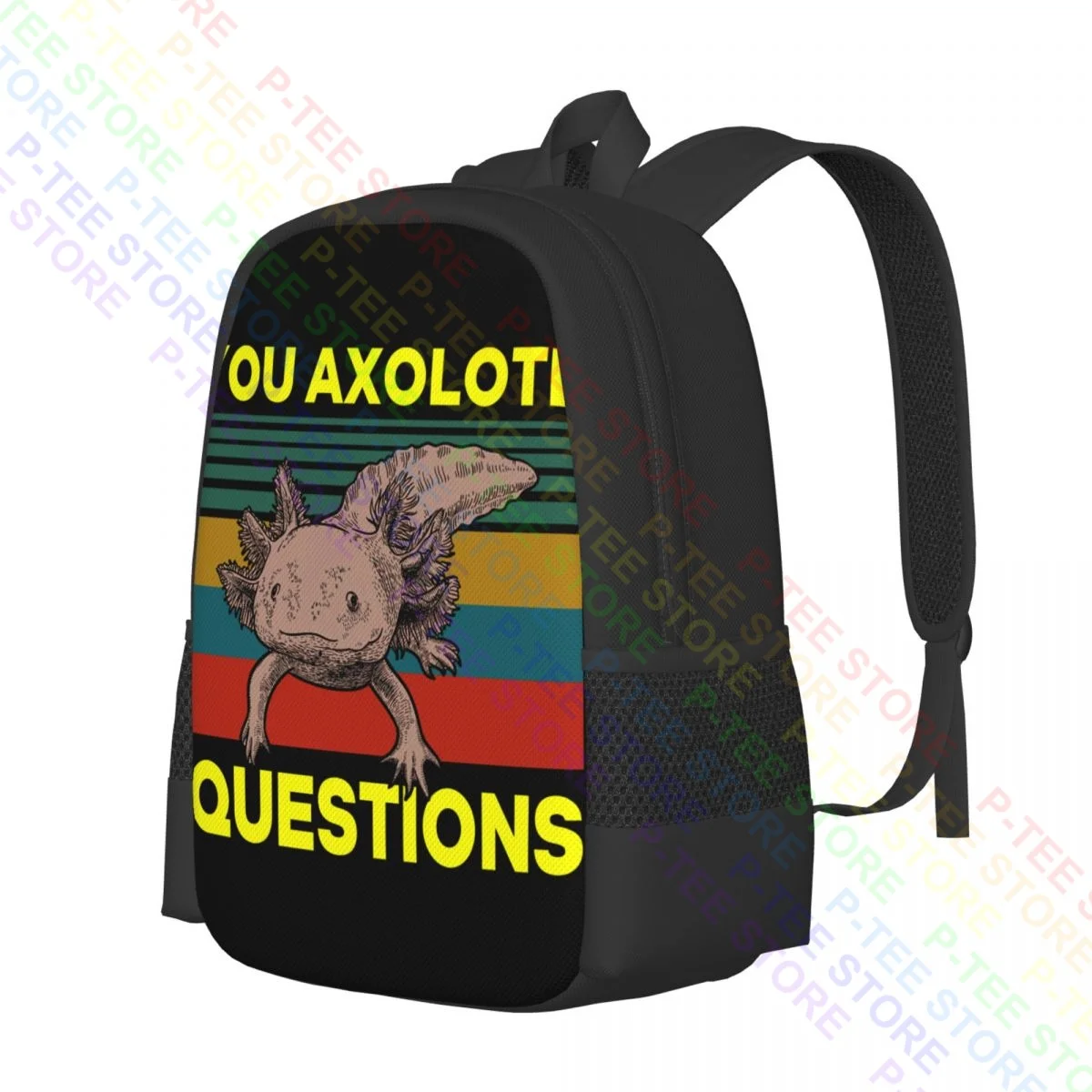 You Axalotl Question Askalotof HumourBackpack Large Capacity Shoe Bag Clothes Backpacks