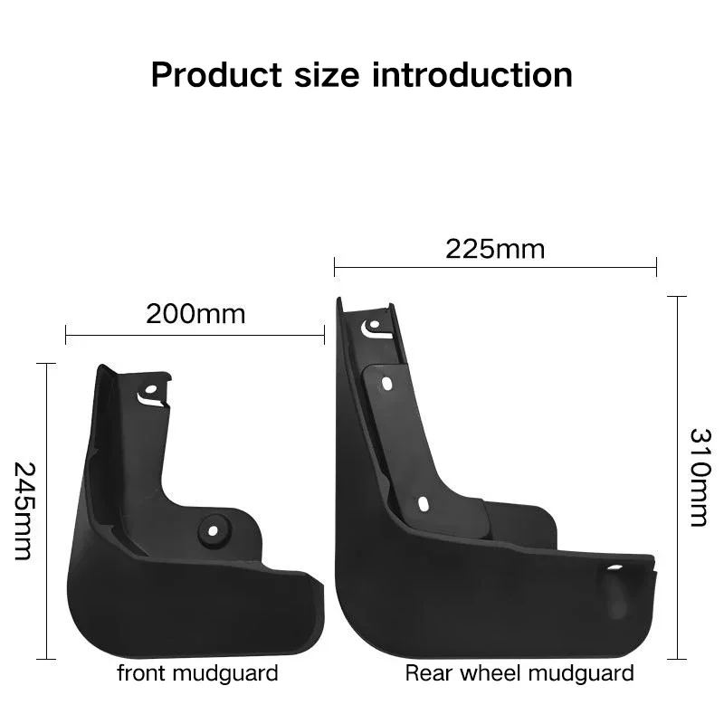 Mud Flaps For Ford Mustang Mach e Mach-e 2021 2022 Splash Guards Fender MudFlaps Front Rear Mudguards Car Accessories