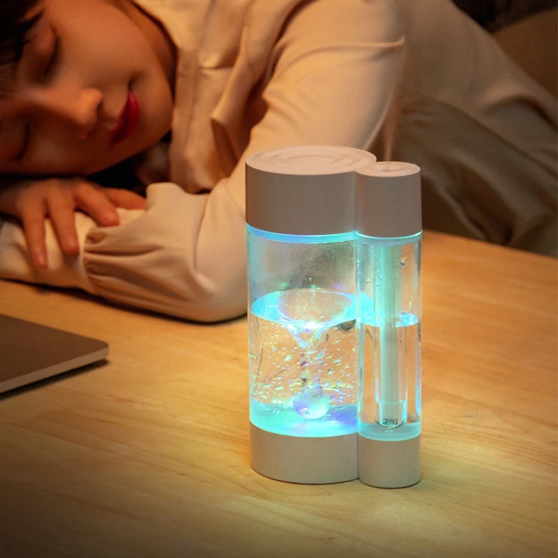 USB Ultrasonic Heavy Fog Diffuser Water Mist Maker L Creative Waterspout Air Humidifier Portable