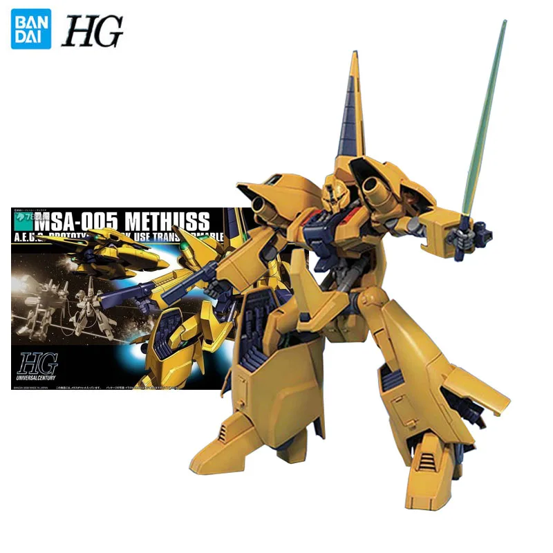 

Bandai Genuine Gundam Model Garage Kit HGUC Series MSA-005 Methuss Gundam Anime Action Figure Toys for Boys Collectible Toy