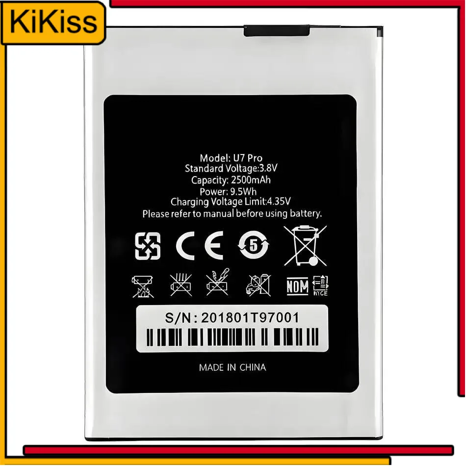 

High-Efficiency For Oukitel U7 Pro 2500Mah Mobile Phone Battery
