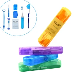 8Pcs/bag Portable Dental Care Kits Floss Threader Cleaning Braces Mirror Interdental Brush Orthodontic Oral Hygiene Tools
