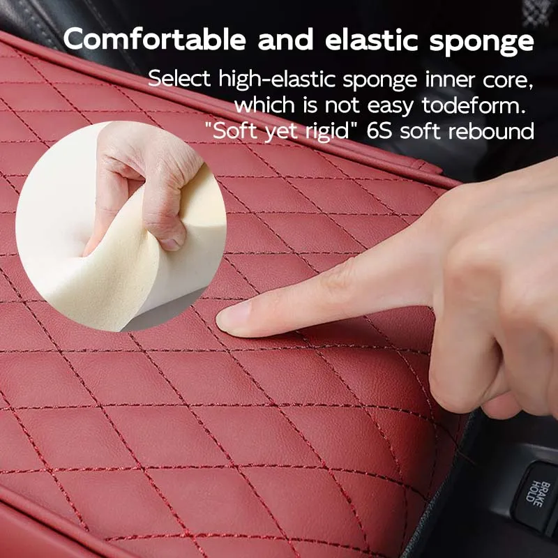 Car Armrest Storage Box with Cup Holder Center Console Organizer Heightening Cushion for Vehicle Interior Organization view 2