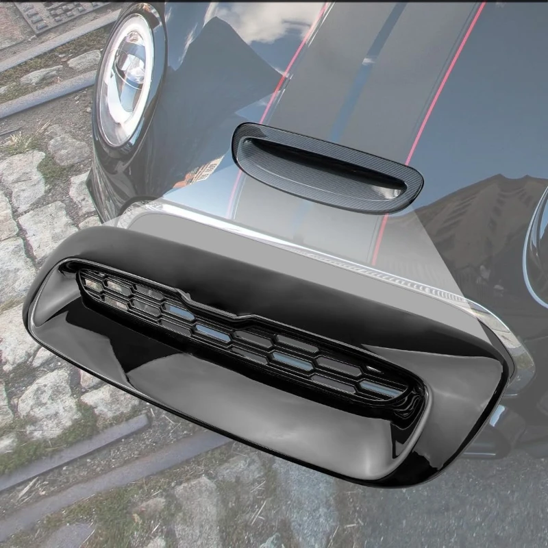 

Hood Scoop Air Intake Vent for Mini Cooper S R55 R56 R57 R58 R59 2007-2013, ABS Painted, Replace 51132756095