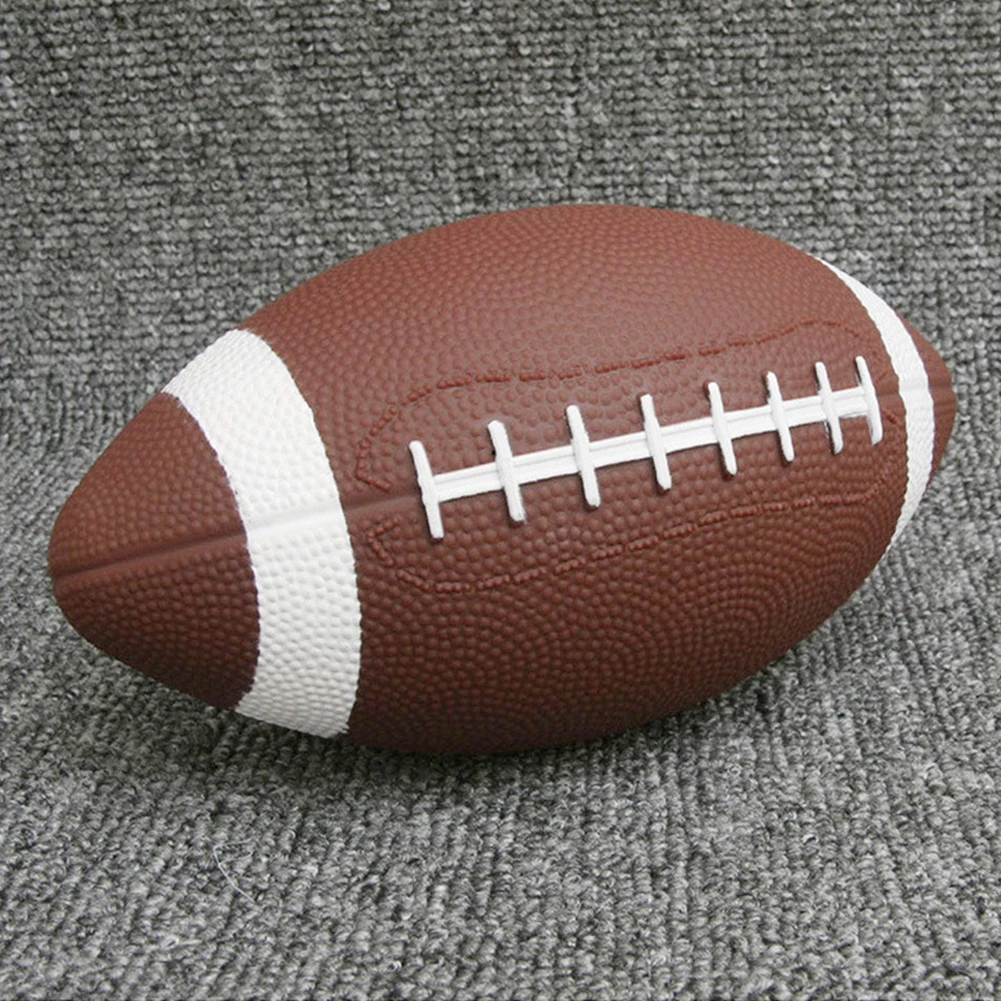 Rugbyball für Teenager, Kinderfußball, rutschfest, kleiner Rugbyball mit Inflator, Kinderspielball für Kinder, Studenten