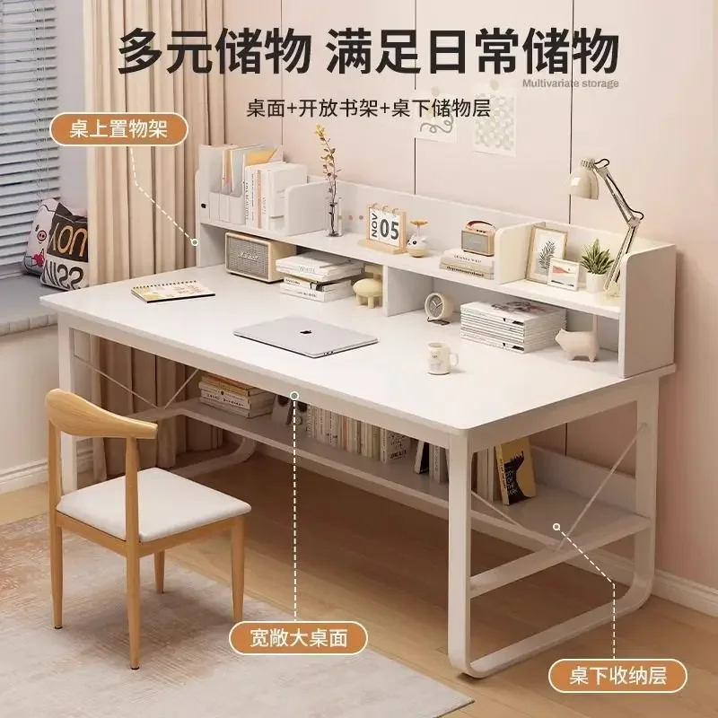 Desk Bookshelf Integrated Computer Desk Desktop Home Bedroom Student Writing Study Desk Office Small