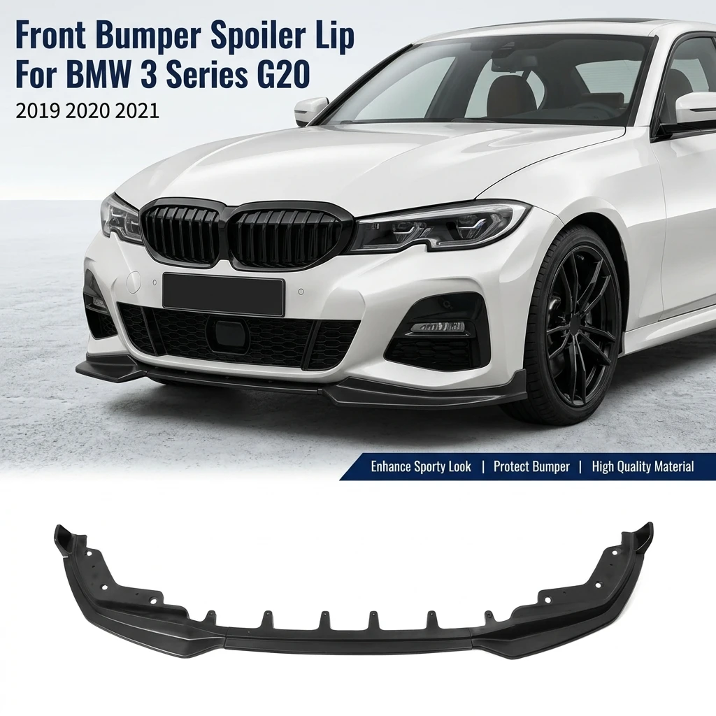 Frontstoßstangen-Spoilerlippe, Stoßstangen-Diffusor für BMW 3er G20 2019 2020 2021 Frontlippe, Bodykit, Auto-Tuning-Teile