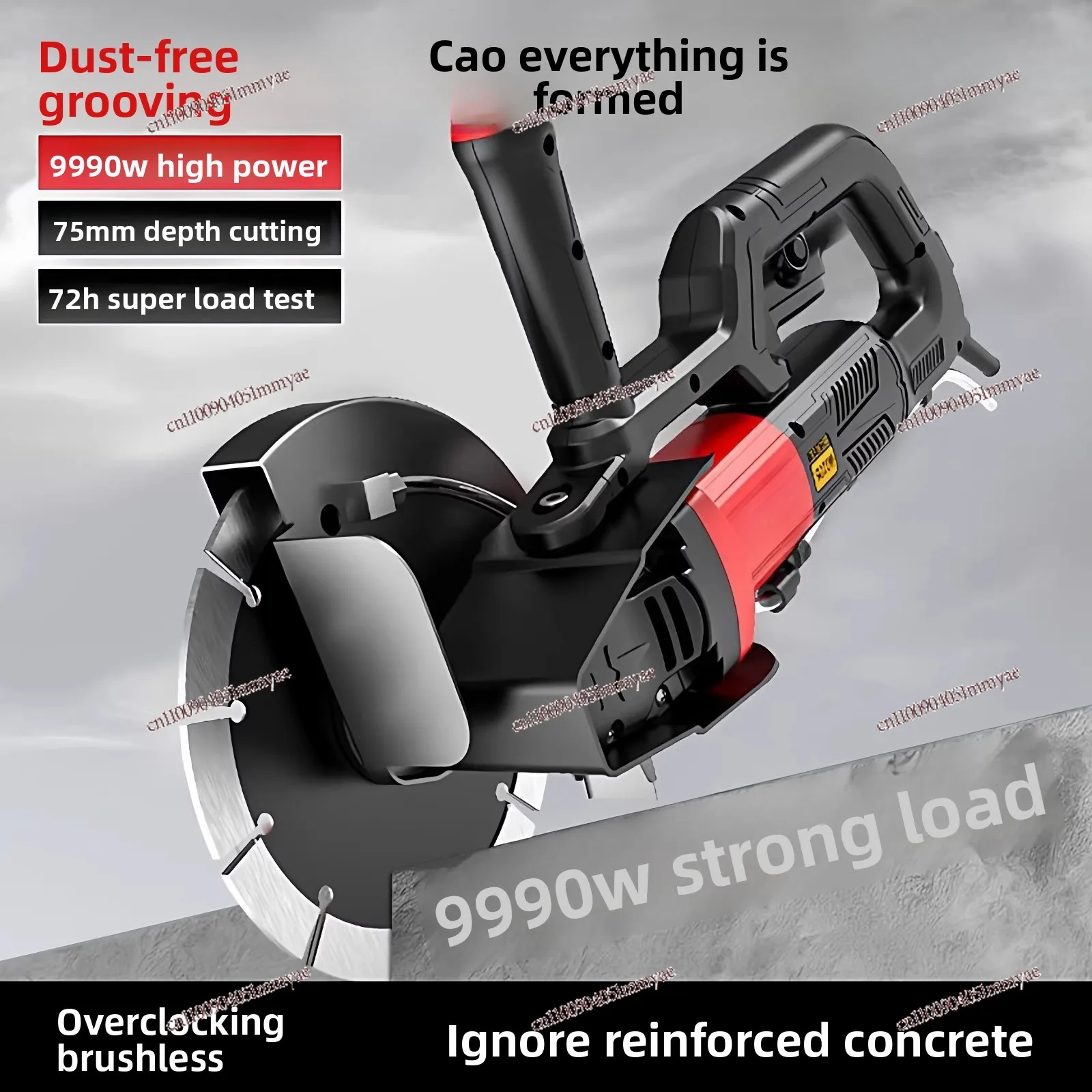 Brushless new high-power wall cutting machine multi-function portable slotting