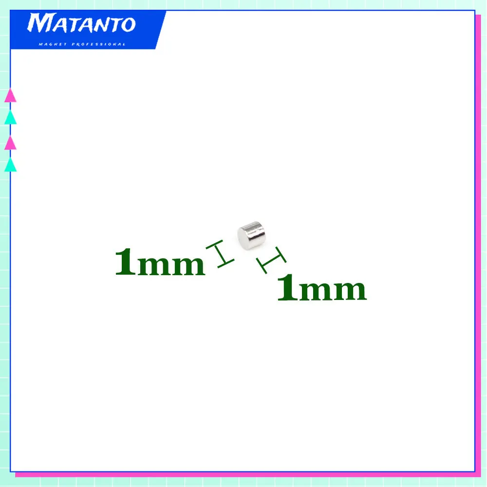 15/50/500/100/200/1000/1500/2000PCS 1x1mm Mini Small Round Magnets N35 Neodymium Magnet Disc Permanent Powerful Magnets Strong