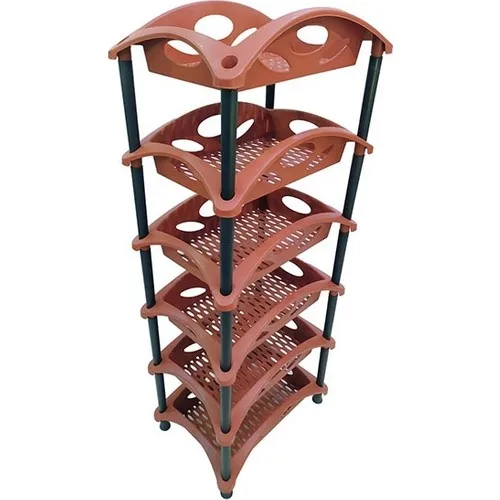 Mavis 6 camadas plástico crisper-marrom