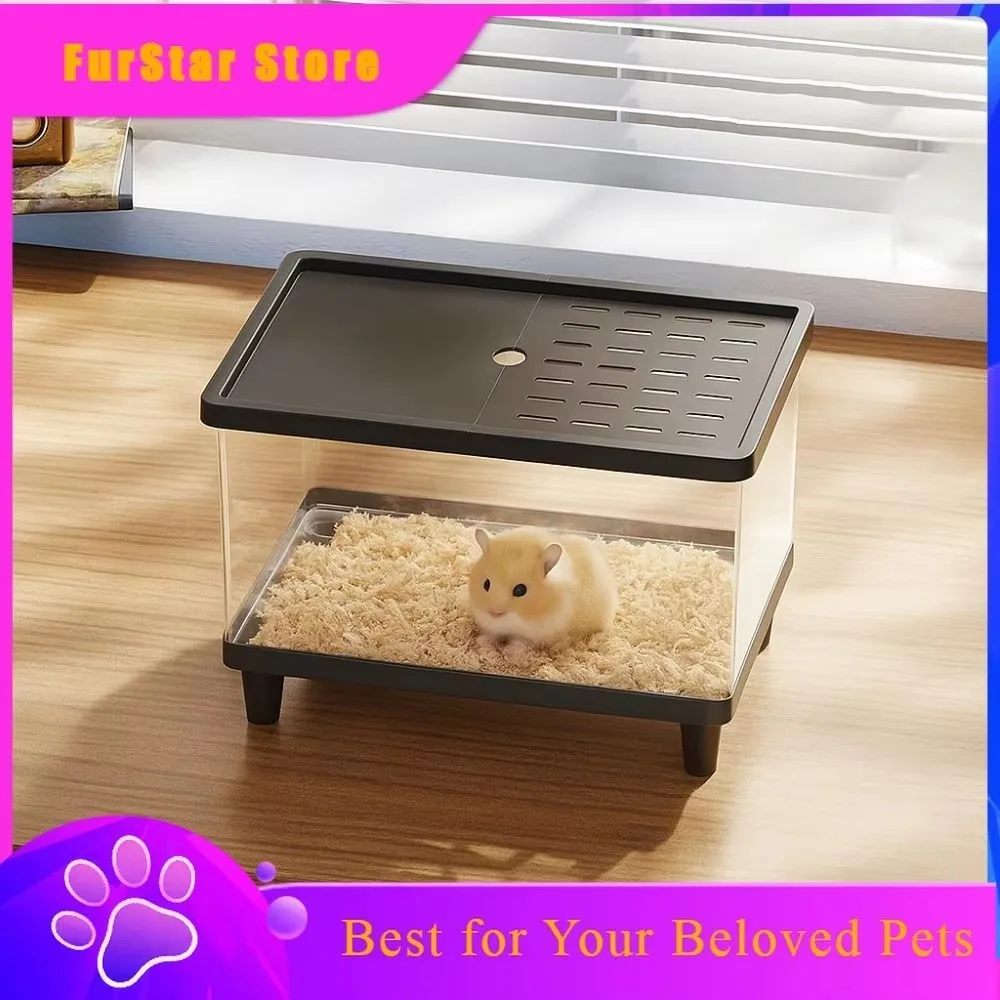FurstarPet Spider Box Transparent Reptile Terrarium Breathable Visual Lizard Breeding Box With Cover Snake Enclosure For Lizards