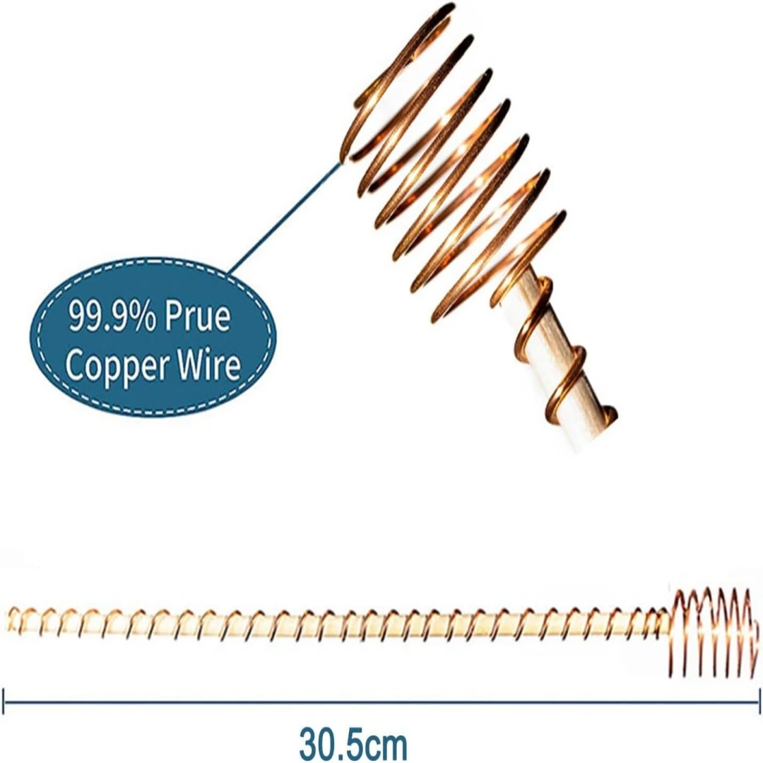 5Pcs Electroculture Plant Stakes, Electro Culture Copper Coil Antennas Wire Plant Gardening Tool for Garden Plants Vegetables
