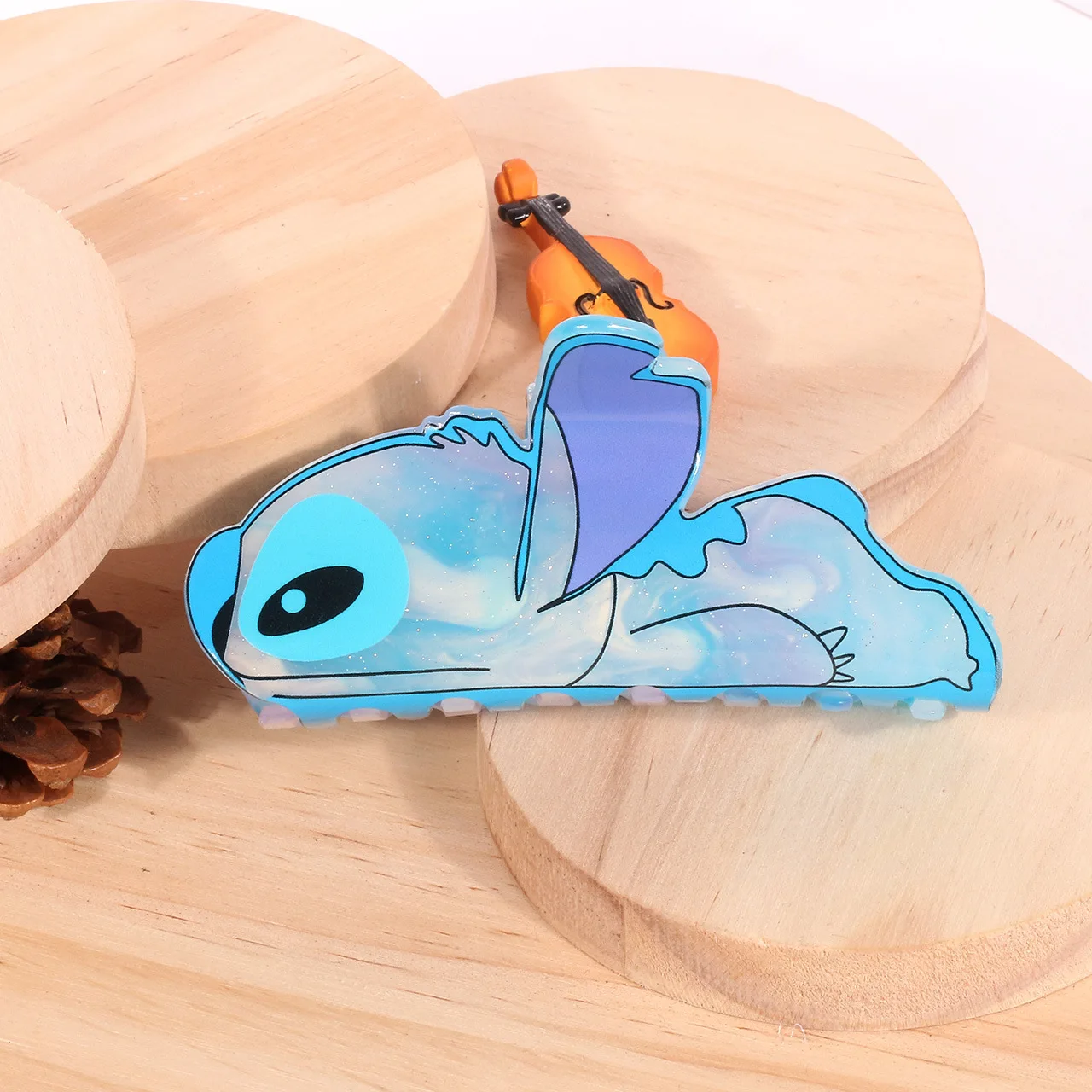 Point cheveux saisir exquis dessin animé acrylique mode mignon à la mode coiffure arrière tête cheveux requin pince femme cheveux accessoires