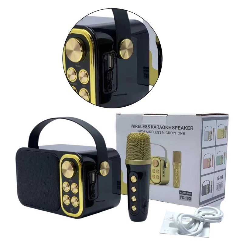 เครื่องคาราโอเกะพร้อมไมโครโฟนไร้สายสำหรับเด็กผู้หญิงของขวัญ, คาราโอเกะแบบใช้มือถือ