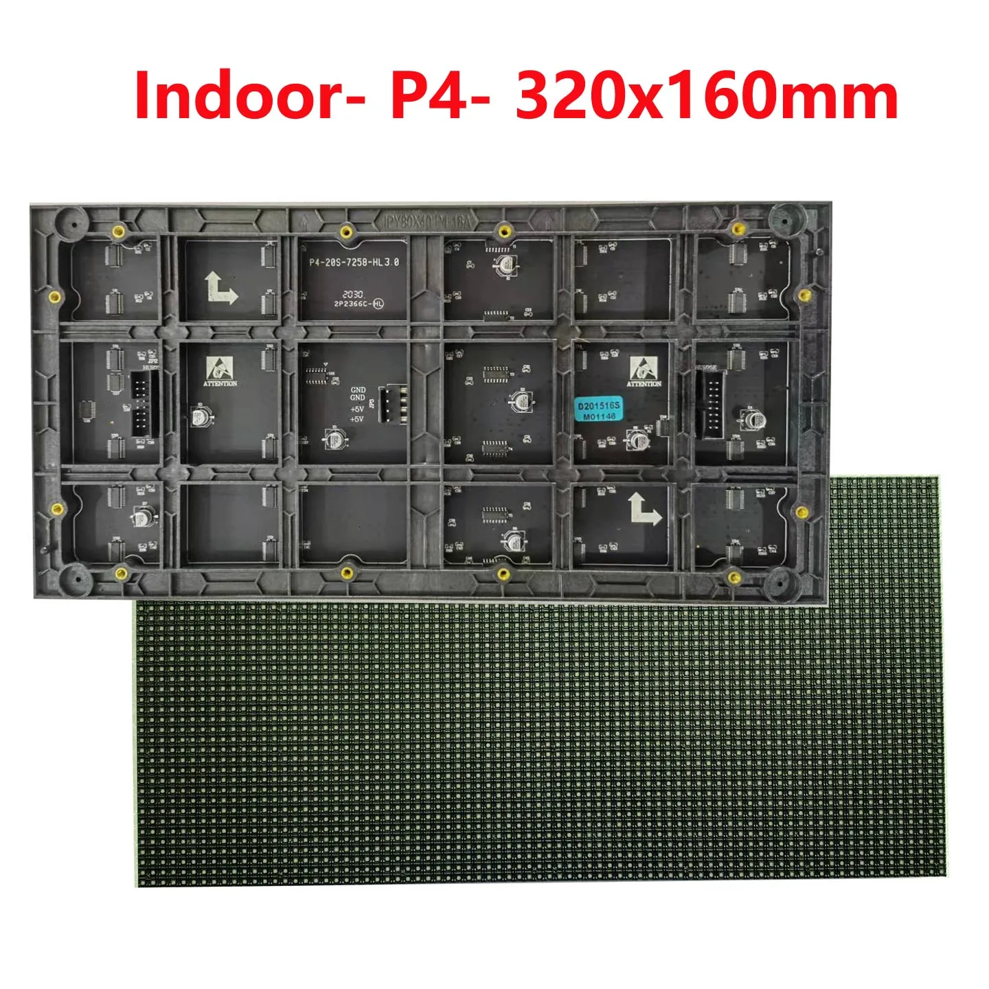 

2pcs P4 320x160mm 2121 Nationstar Full color led video wall led display screen module p4 ph4 80x40 pixels