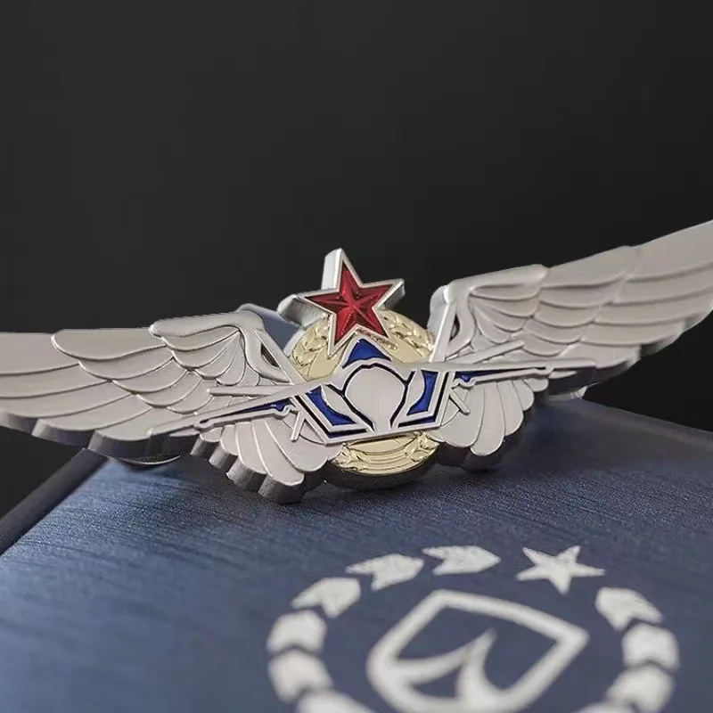 J-20 Aircraft Steel Wing Emblem Chest