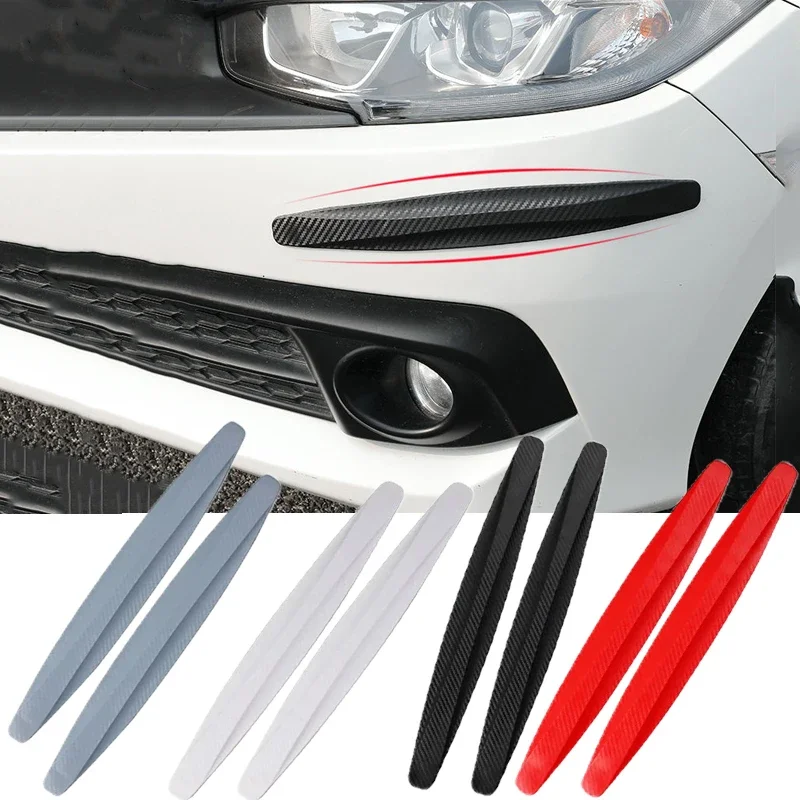 

2Pcs Anti Collision Car Bumper Protector Guard Strip 40 Cm Car Door Edge Corner Scratch Protection Sticker Exterior Accessories