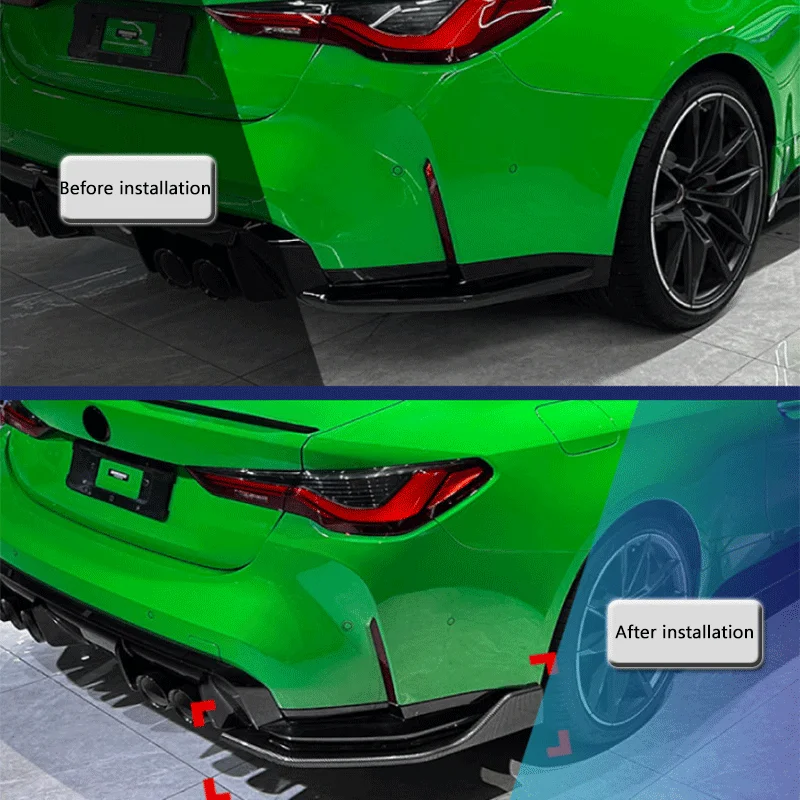 High Quality Special Rear Corner Body Sticker Spoiler Decorative Exterior Modification Accessories For BMW M4 G82 G83 2021+