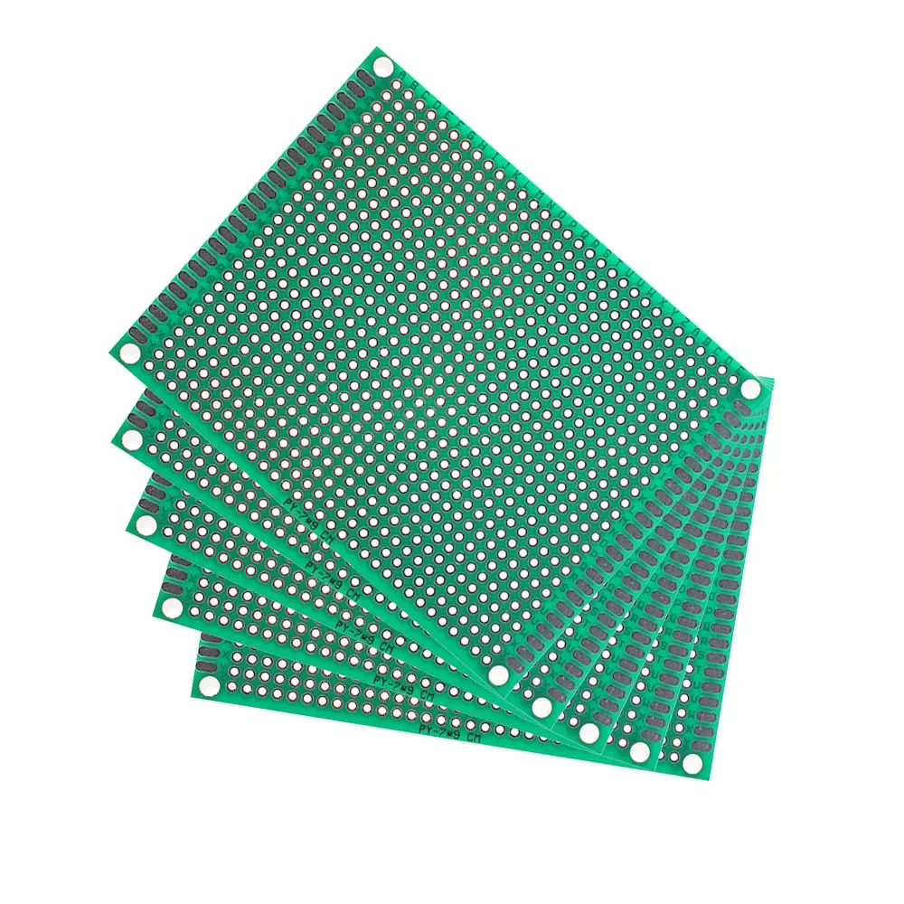 

5PCS 7*9CM Double Sided Pcb Board Green DIY Main Boards Prototype Pcb Universal Board