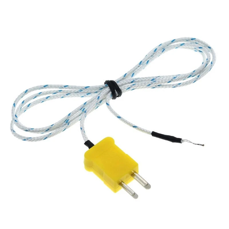 2~200Pcs Surface Thermocouple K-type Temperature Sensing Probe Exposed Temperature Measurement Wire 1 Meter TP-01