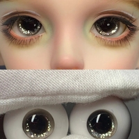 BJD doll eyeballs are suitable for 1/3 1/4 1/6 size cute plaster black Eyes for toys diamond eye pattern doll accessories