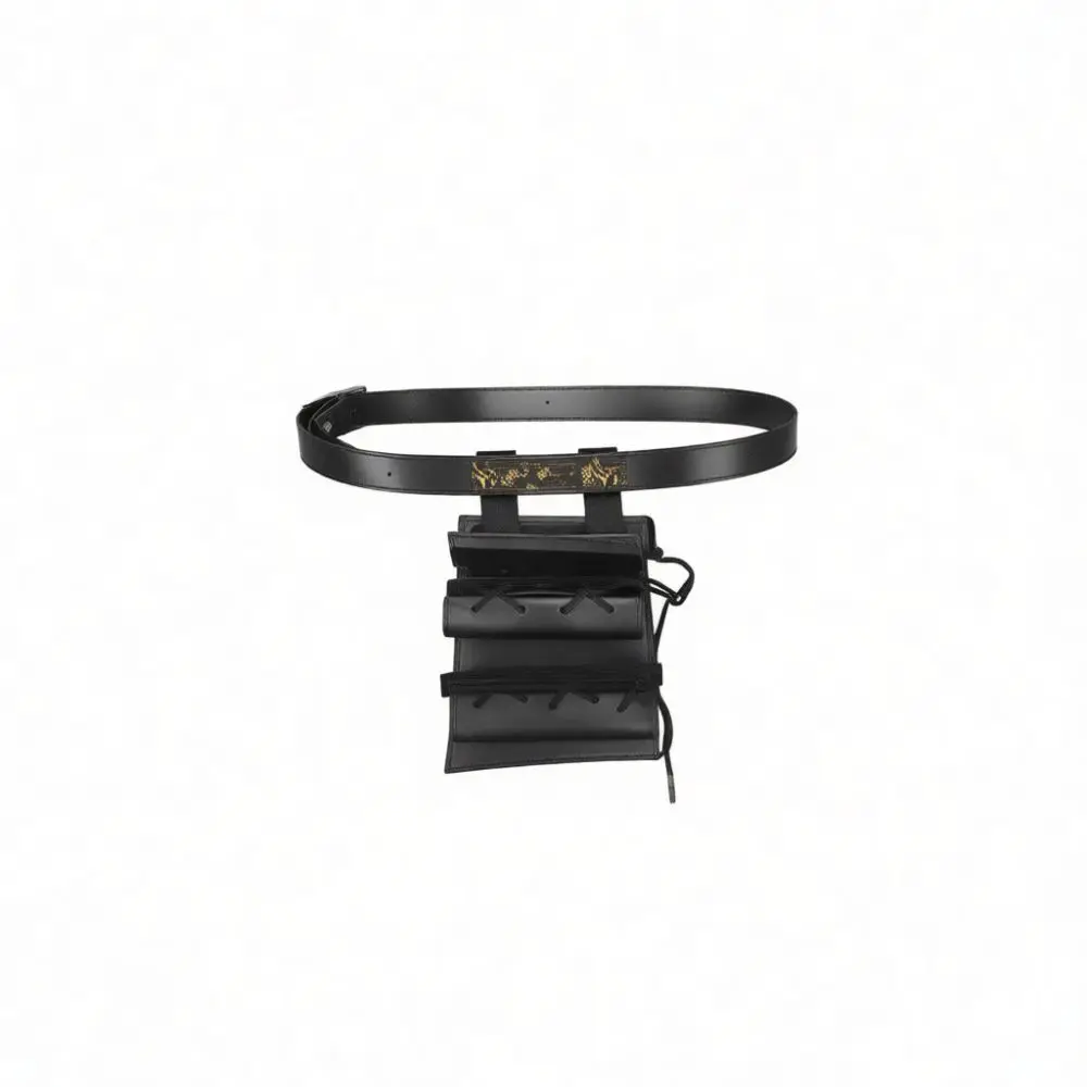 Stand Holder Plastic Bamboo Display Rack Organizer Leather Body Harness Waistband Belt For Roleplay Gear