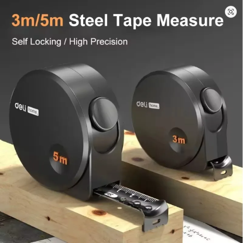 1Pcs 3/5M Maßband High Carbon Stahl Versenkbare Lineal Multifunktions Haushalt Mess Lineal Holzbearbeitung Mess Werkzeuge