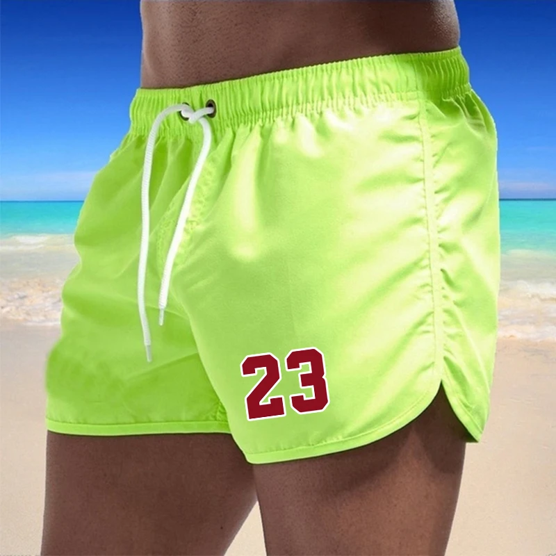 Men Clothing Beach wear 2024 Sports Shorts Men Pockets Surfing Summer Swimming Trunks Breathable Men\'s Beach Shorts Quick Dry