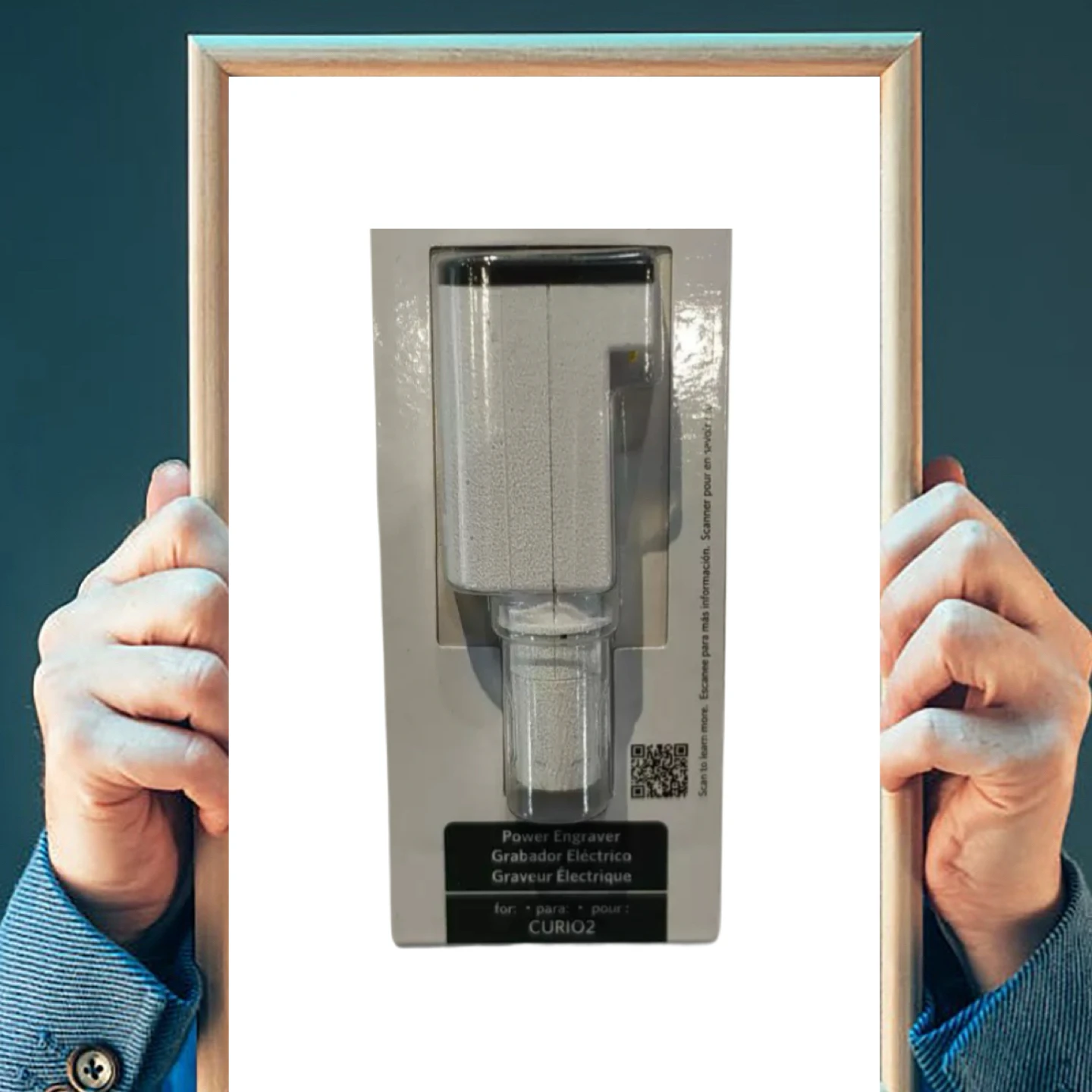 Cortadora de cama plana por adsorción electrostática Silhouette CURIO2, herramienta de grabado CURIO-TOOL-EGV