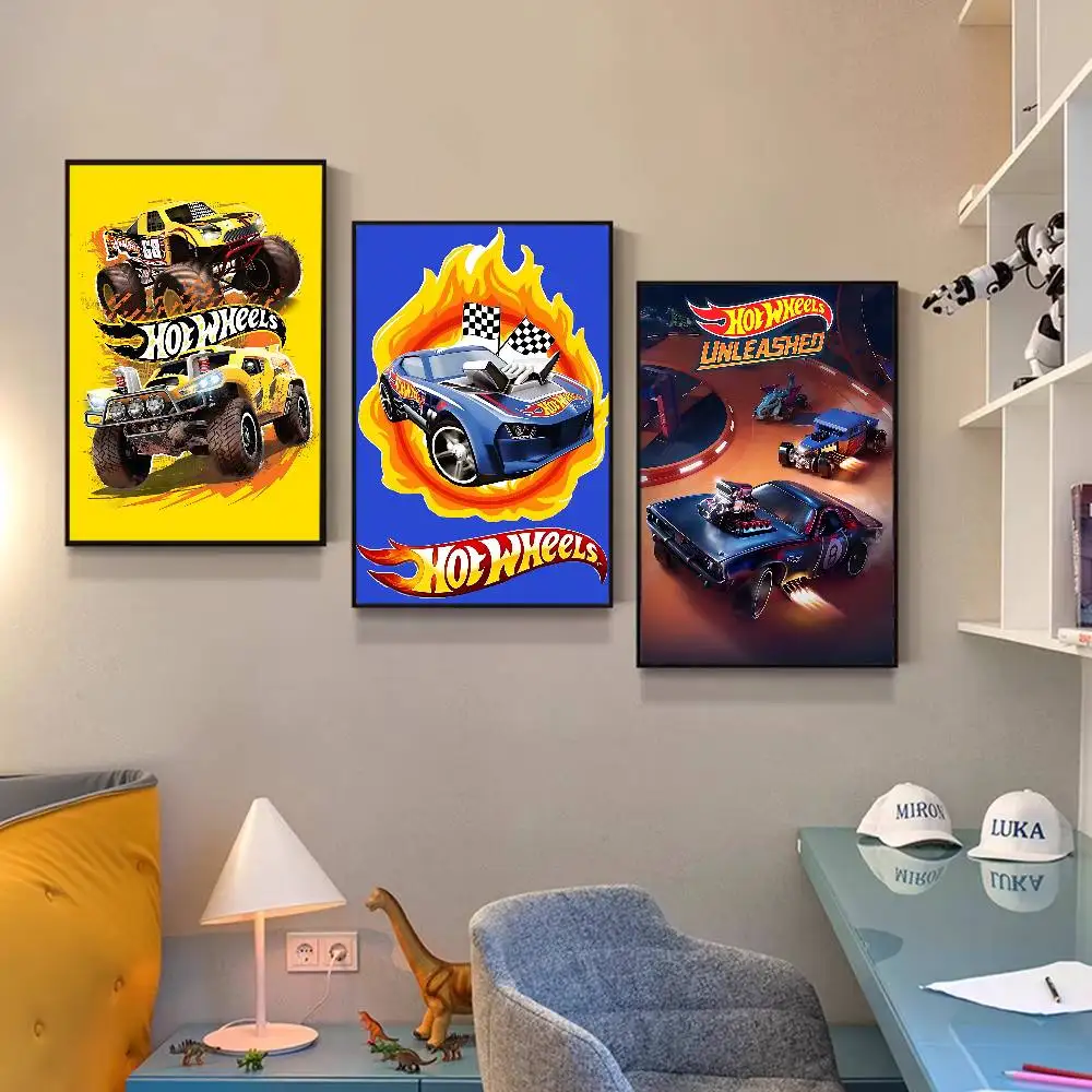 ملصقات عتيقة ذات طابع عجلات ساخنة لزجة عتيقة لغرفة المنزل والمقهى ديكور غرفة كاواي #3