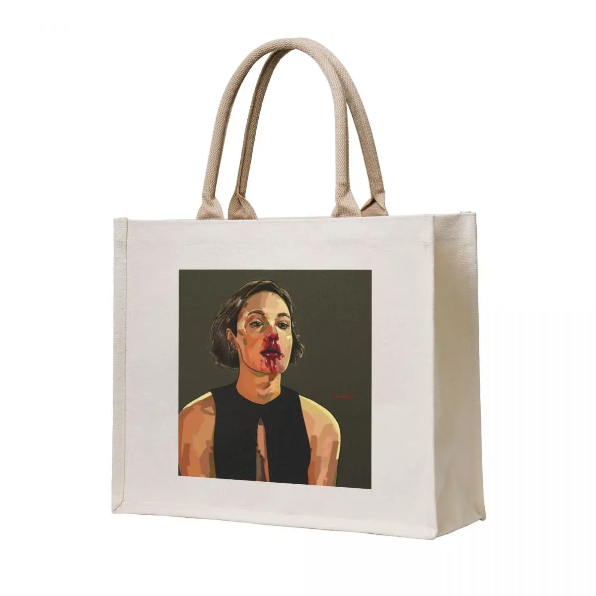 

NOSEBLEED Tote Bag Women's handbag cute tote bag supermarket folding bag