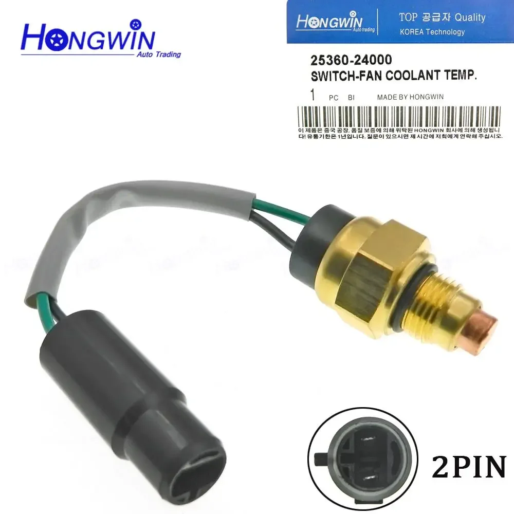 25360-24000 Radiator Coolant Fan Temperature Switch Sensor For HYUNDAI LANTRA PONY EXCEL ACCENT 25360-21100 25360-21110