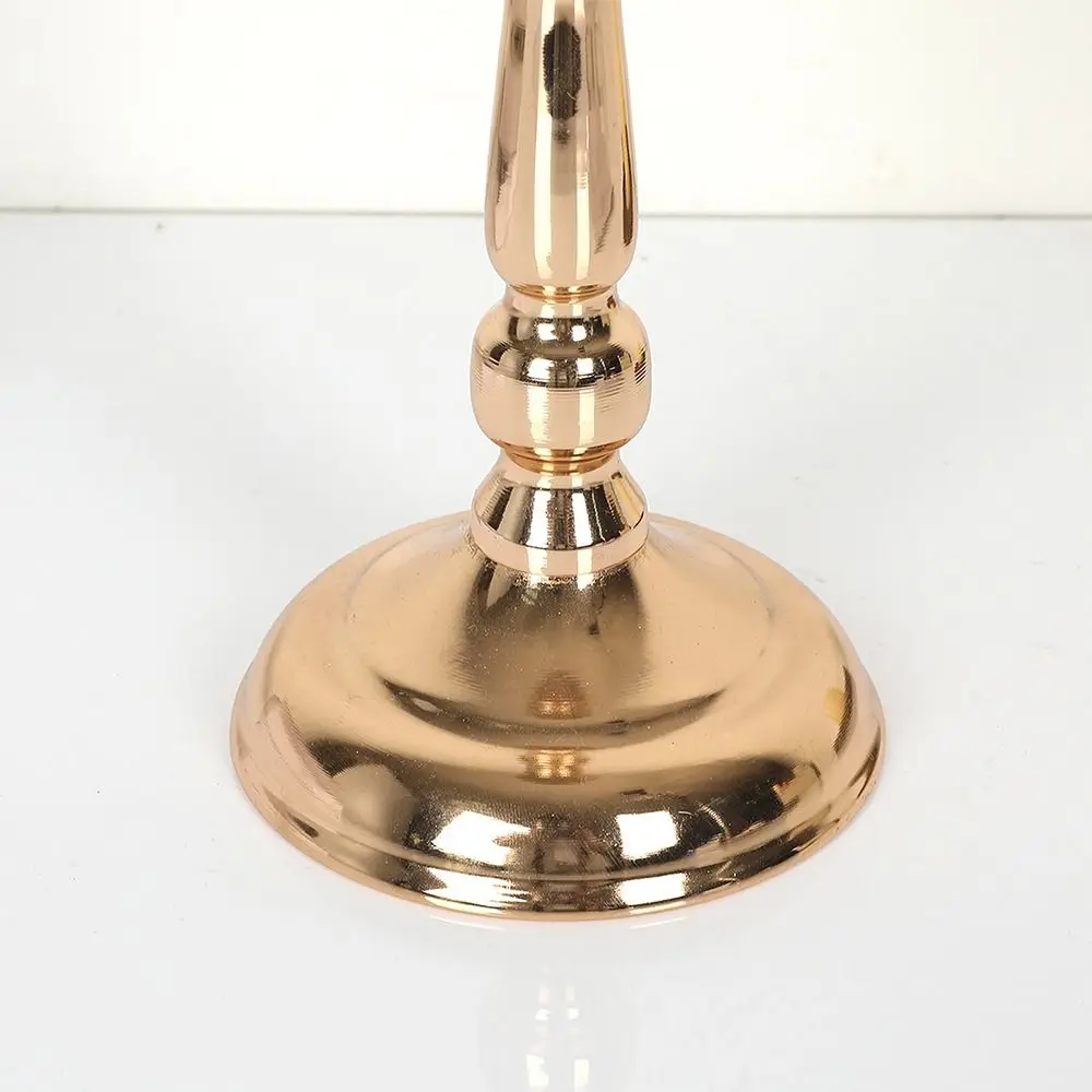 

Elegant Golden Silver Wedding Flower Vases European Style Romantic Centerpiece Vases Iron Metal Vases Holiday