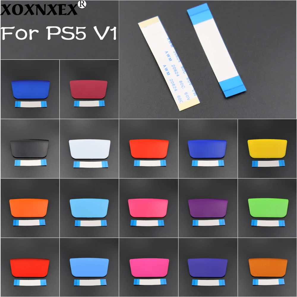 

1 комплект тачпада для PS5 BDM-010, 18-контактный гибкий ленточный соединительный кабель для контроллера PS5, красочные запасные части