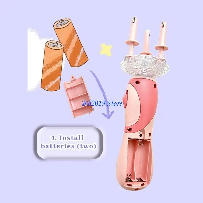 

Q0KB электрические наборы для плетения волос, машина для укладки волос, популярный инструмент для создания причесок для женщин и