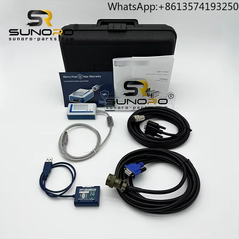 Diesel Engine Scanner Tool for (USB-to-CAN) 2.72 Diagnostic Software COMPACT IXXAT Truck Diagnostic Tool