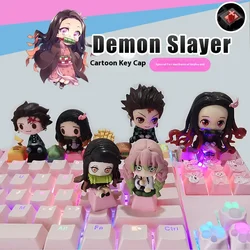 Ghost Slayer Blade You Bean Charcoal Jiro Personalized Keycap Mechanical Keyboard Transparent Creative Single Anime Girl Cute