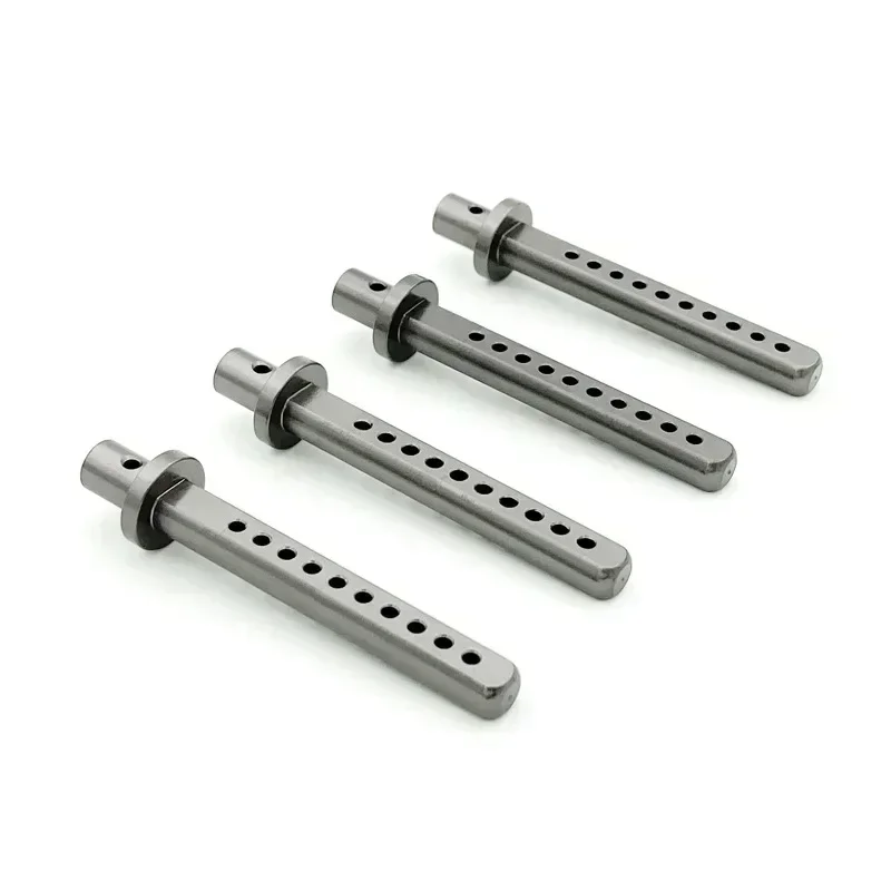 Soporte de poste de cuerpo de montaje de columna de carcasa de coche de control remoto de Metal de 4 Uds con Clips R para piezas de mejora 1/10 Crawler Axial SCX10