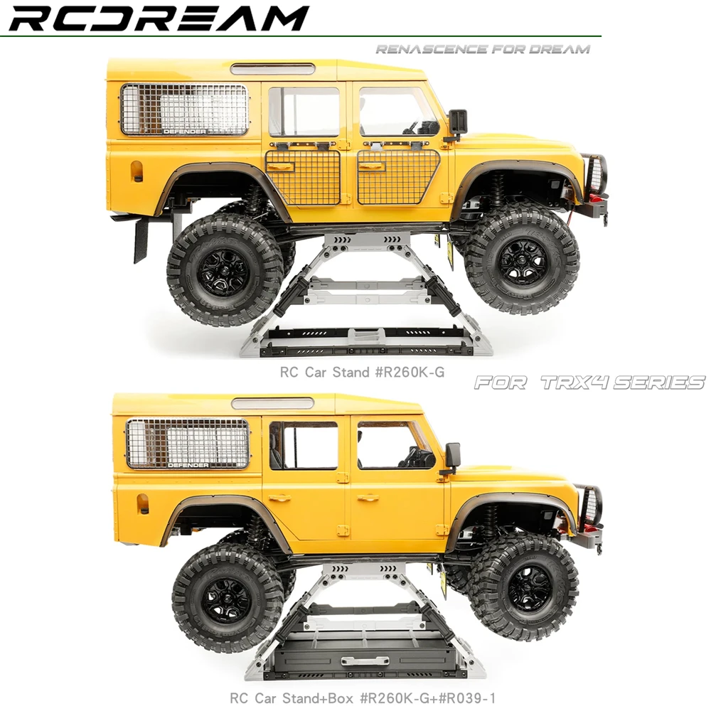 Simulated 3D Printing Parking Rack for 1/10 RC Crawler Car Traxxas TRX-4 Defender