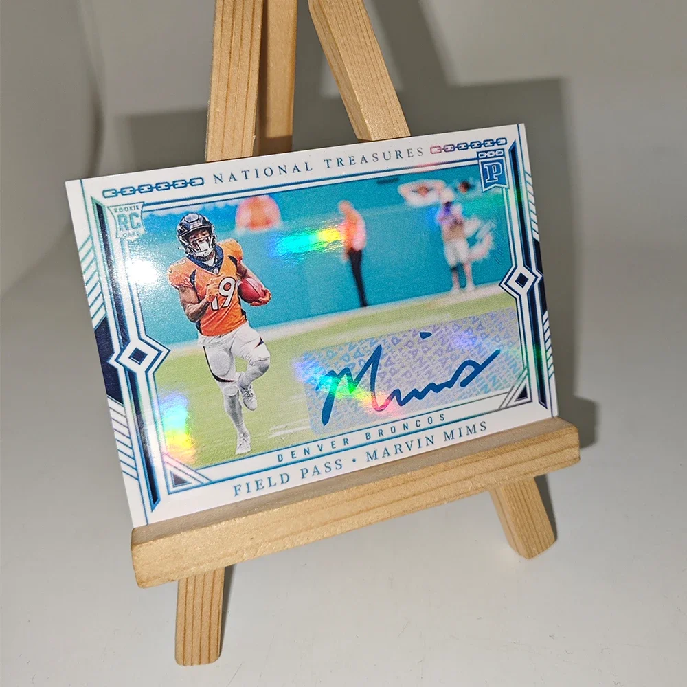 Panini DIY 2024 rugby National Treasure Collectible Cards BROCK purdy Baker Mayfield myles garrett Fold glitter holiday gifts