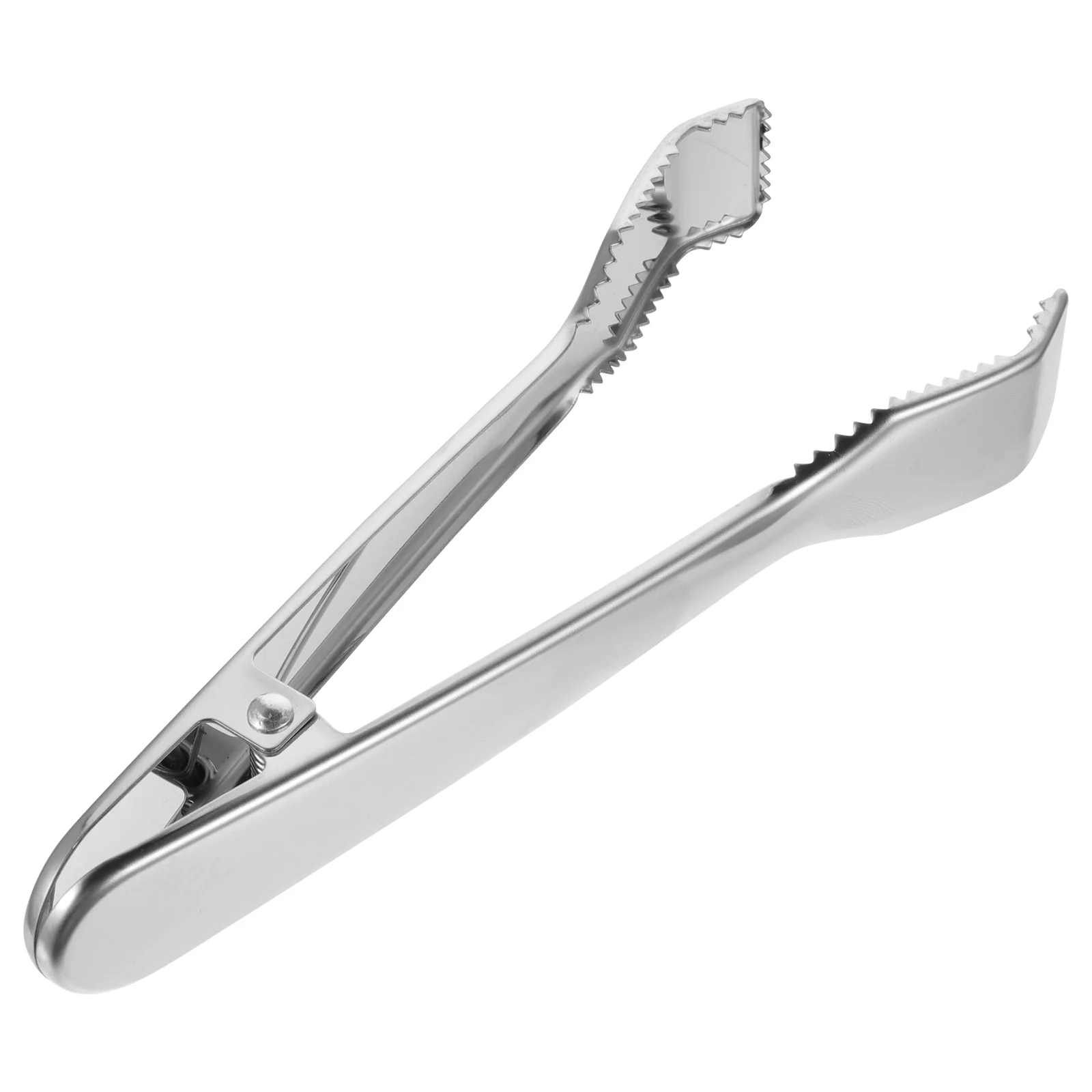 

Stainless Steel Ice Clip with Tooth Tong Multifunctional Food Clamp Boxed