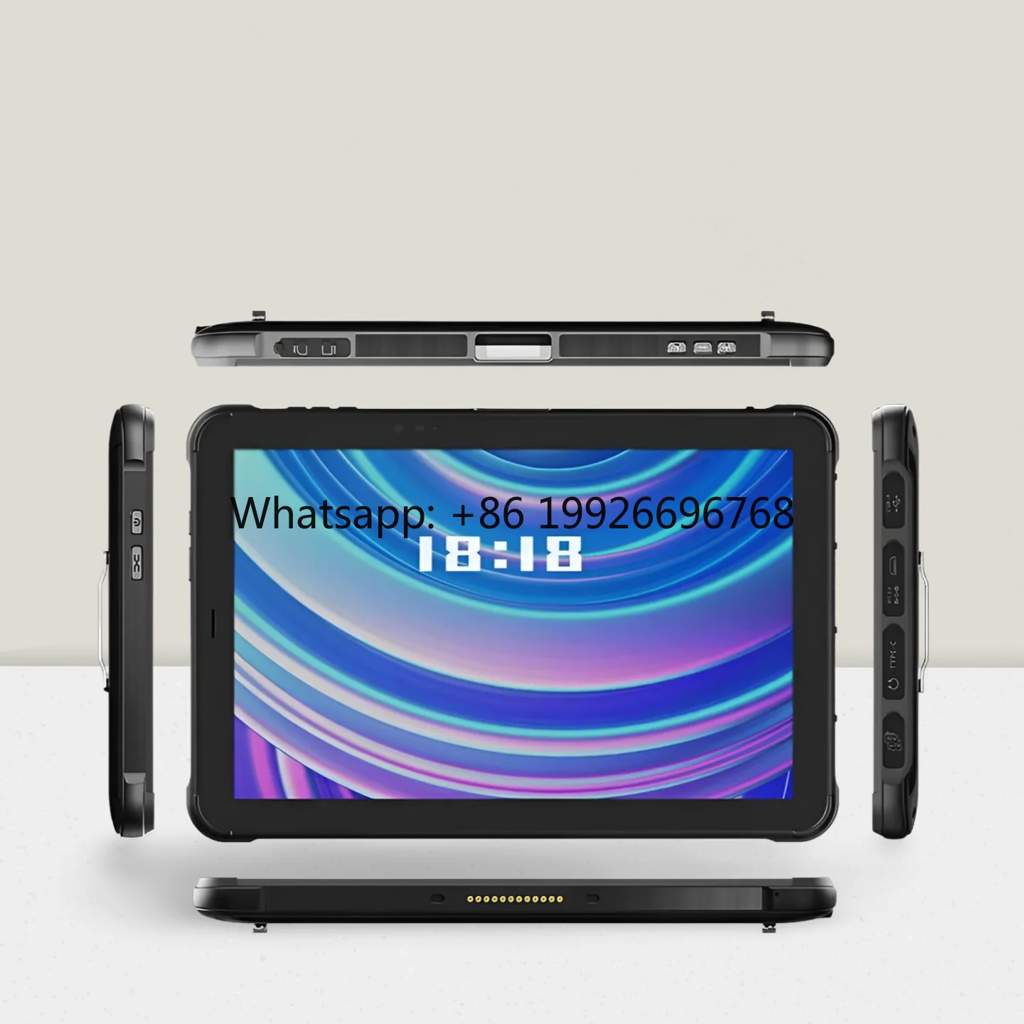 

Заводской 10,1-дюймовый прочный КПК Android 12, планшетный Rfid-сканер Impinj UHF RFID-считыватель дальнего действия для управления инвентарями и активами