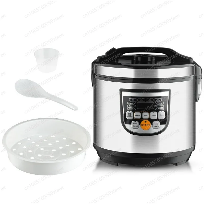English Smart Rice Cooker Foreign Trade 5L Smart Multifunctional Rice Cooker Large Capacity Cooking Pot