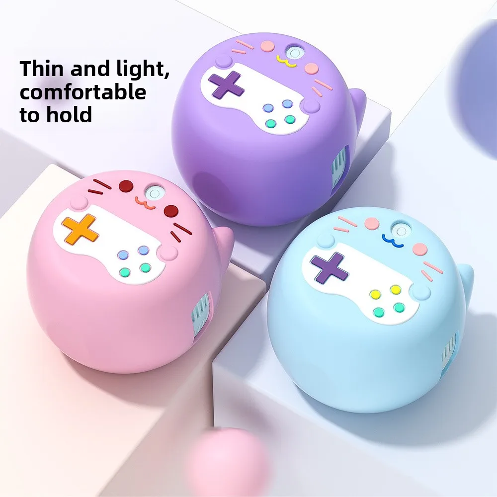 Cartoon Cat Silicone Protective Case Anti-fall Soft Skin Cover with Lanyard for Punirunes Virtual Electronic Pets Accessories