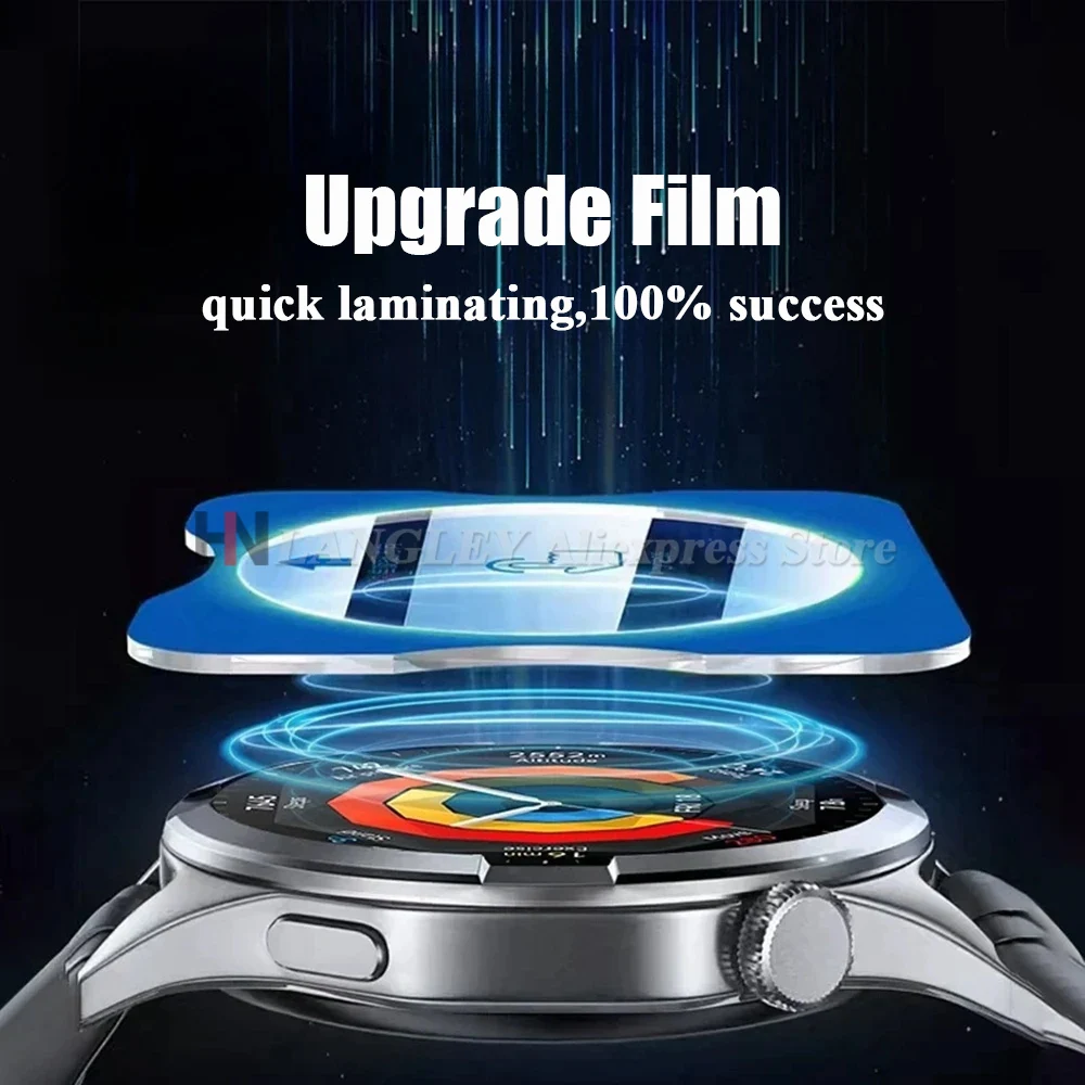 1-5 шт. закаленное стекло для Huawei Watch GT 5 Pro 4 46 мм 41 мм в один клик, легкая быстрая установка, защитная пленка для экрана для часов Huawei